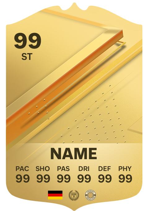 Erstelle dir deine eigene FIFA Karte | jetzt personalisieren – ICONELEVEN ID