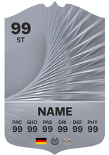 Lade das Bild in den Galerie-Viewer, FUTCARD FC26 SILBER
