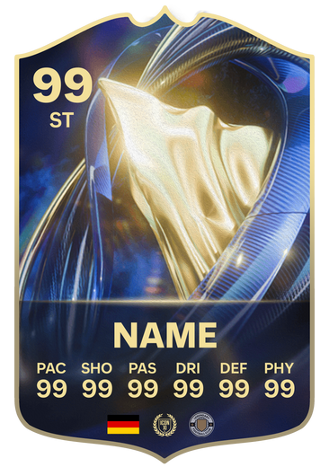 FUTCARD FC26 TOTS