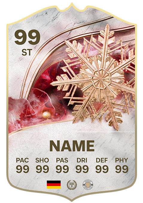 FUTCARD FC26 WINTER ICON personalisiert | Eigene FC26 Futcard gestalten ...